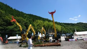 林業機械展2018＠徳島　林業機械も「木づかい」に向けて進化中！