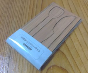 木頭杉のカトラリーkit Web販売開始！